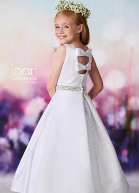 Joan Calabrese A-Line Dress with Double Satin Bows
