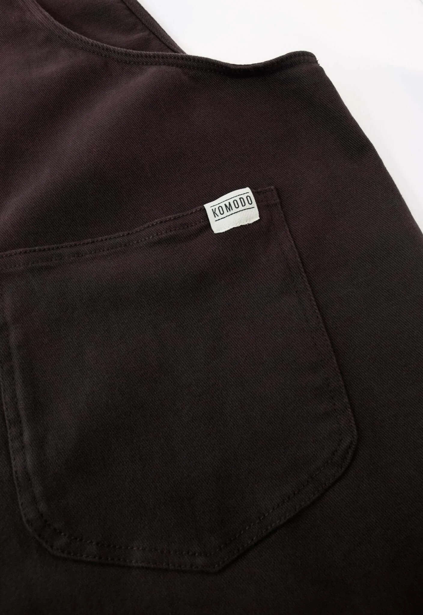 JOY - Organic Cotton Dungarees Black