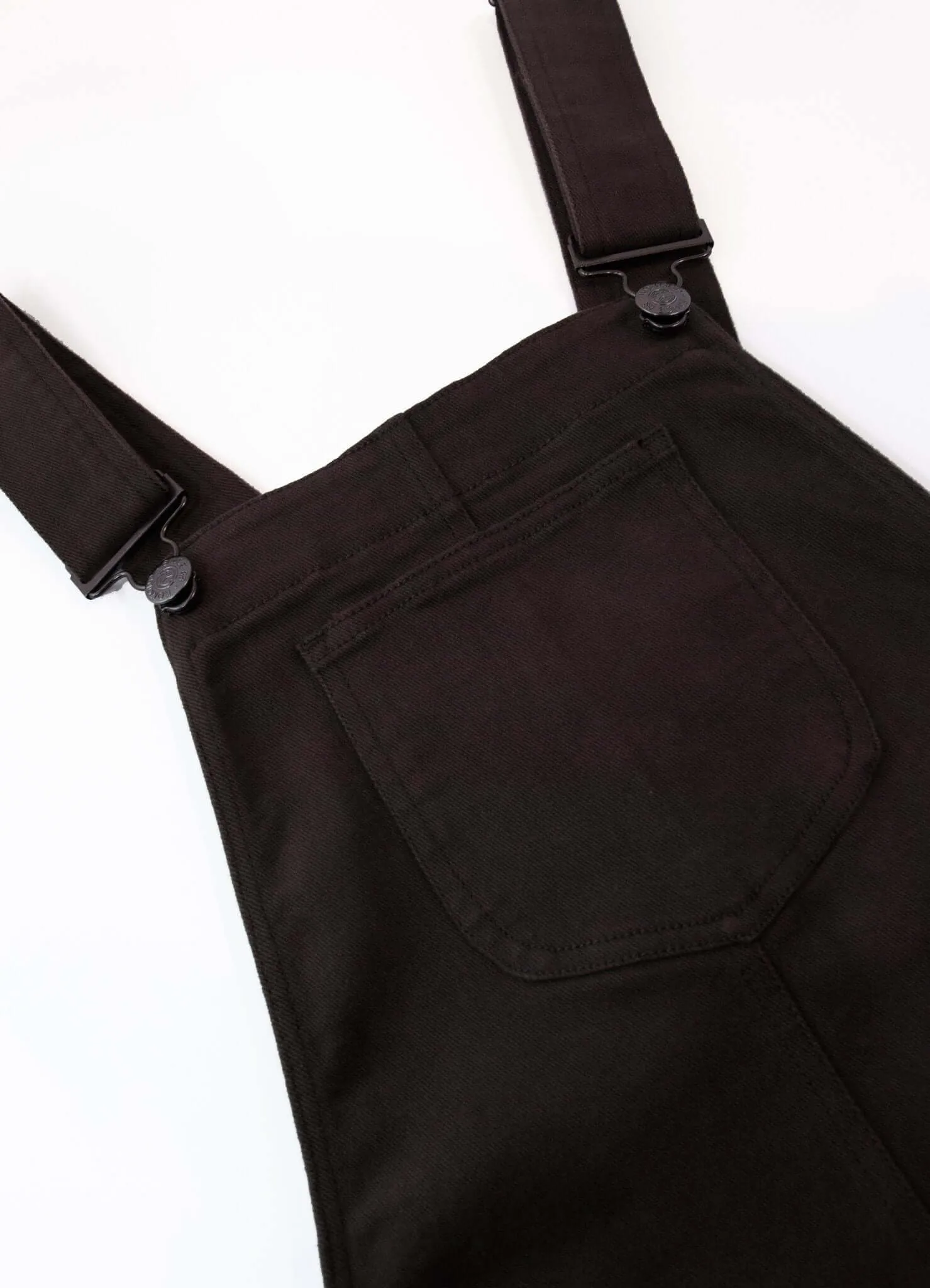 JOY - Organic Cotton Dungarees Black