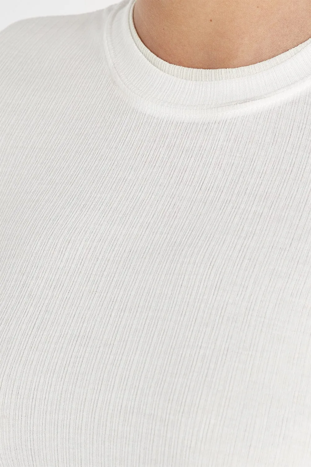 JUDE CREAM DOUBLE LAYER BABY TEE