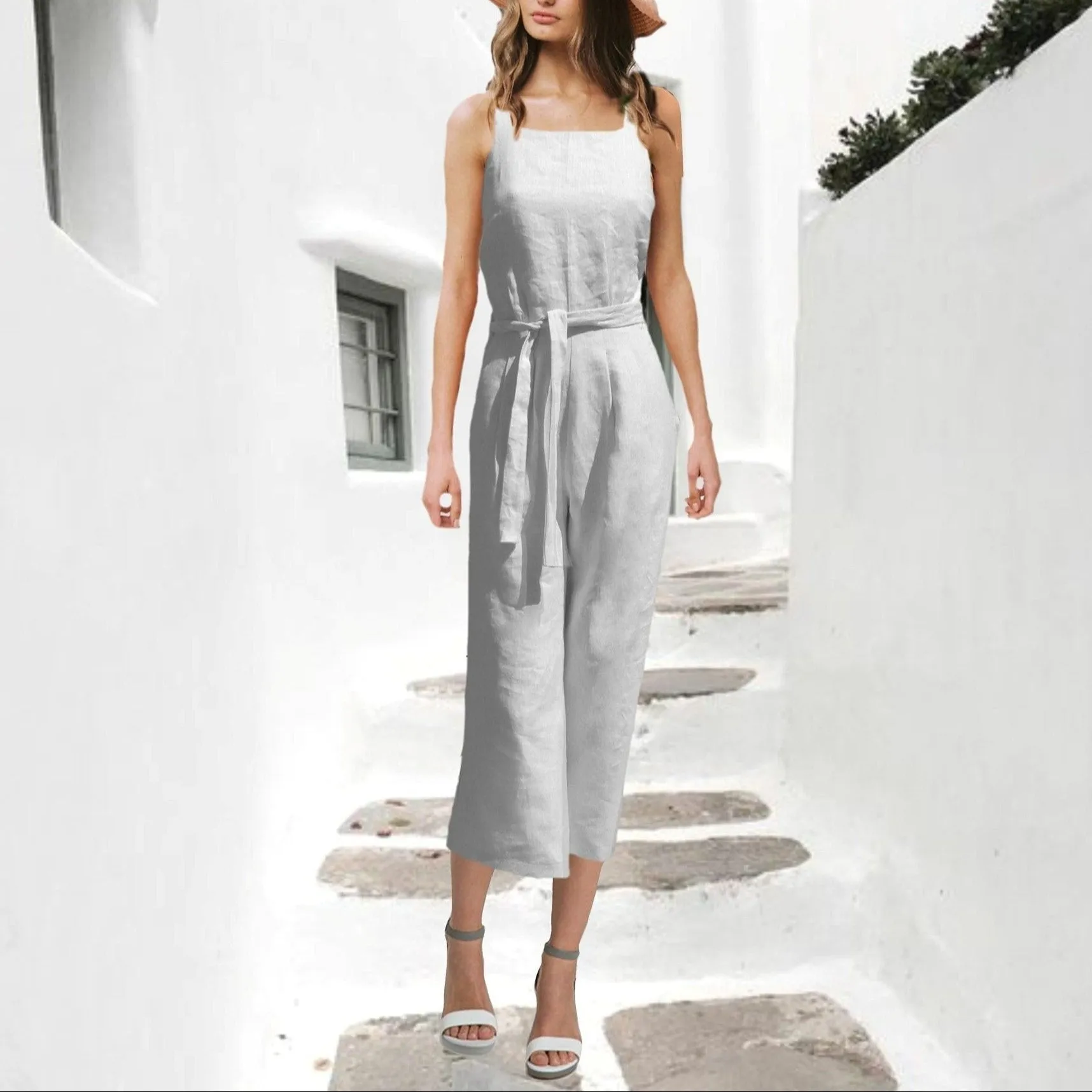 jumpsuit in linnen/ linen jumpsuit