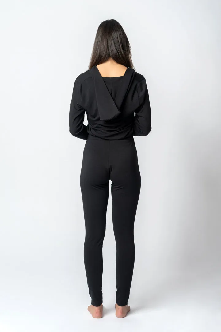 Jumpsuit With Hood Black