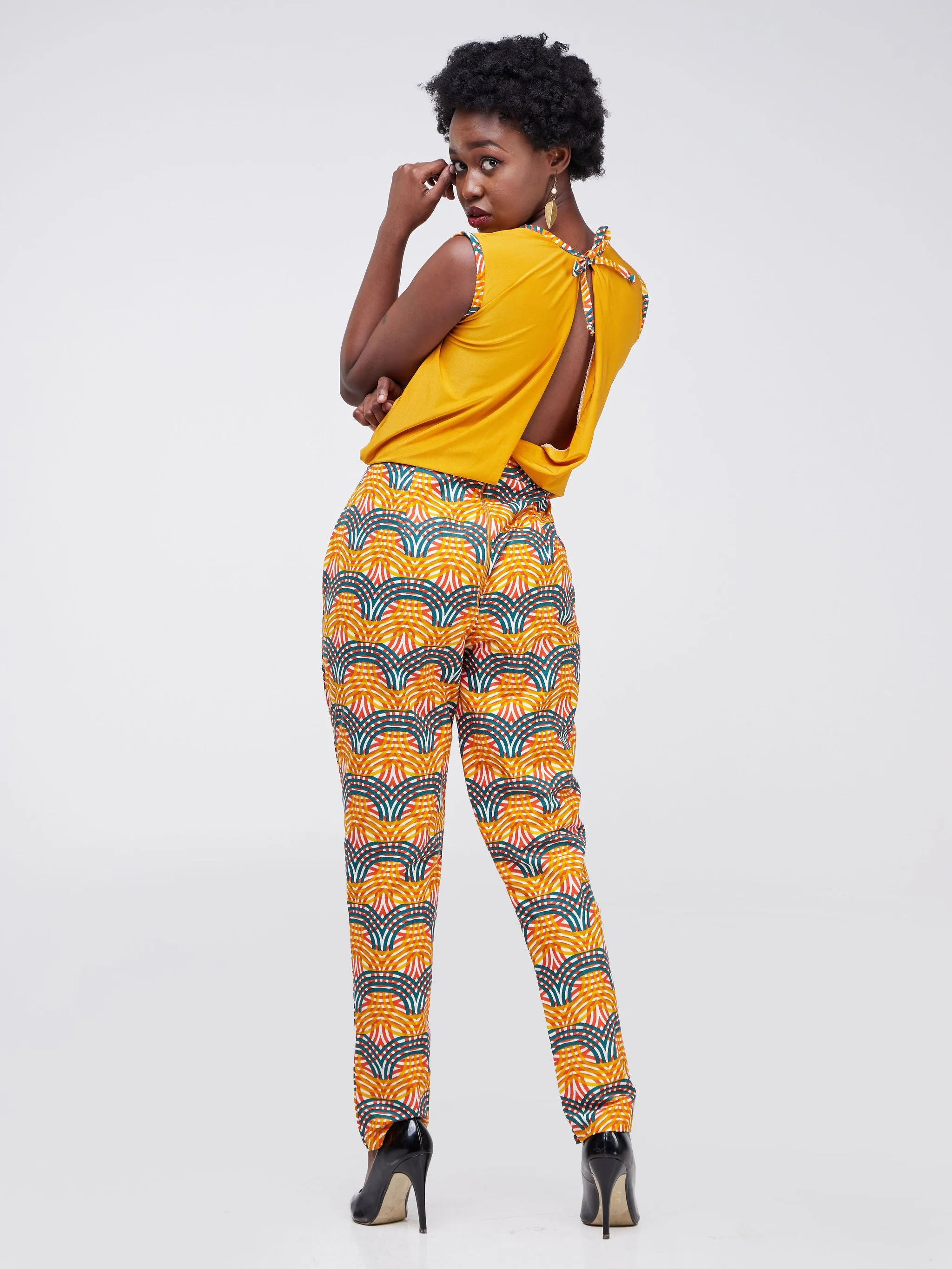 Kajumba Jumpsuit - Yellow / Multicolor