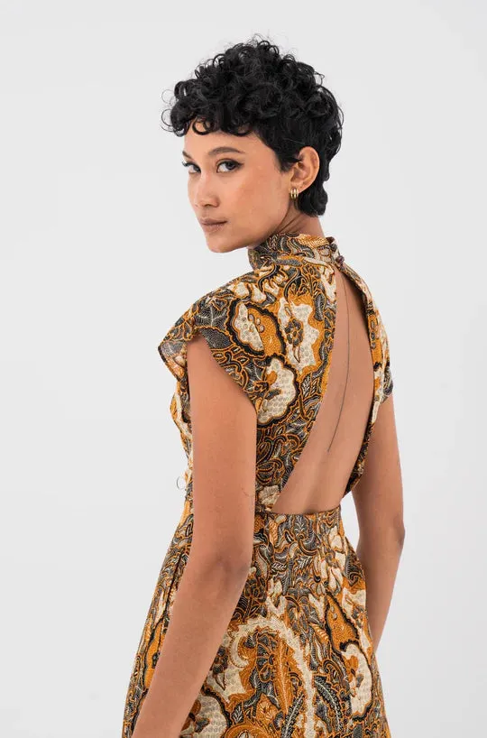 KAORI BAREBACK CHEONGSAM DRESS