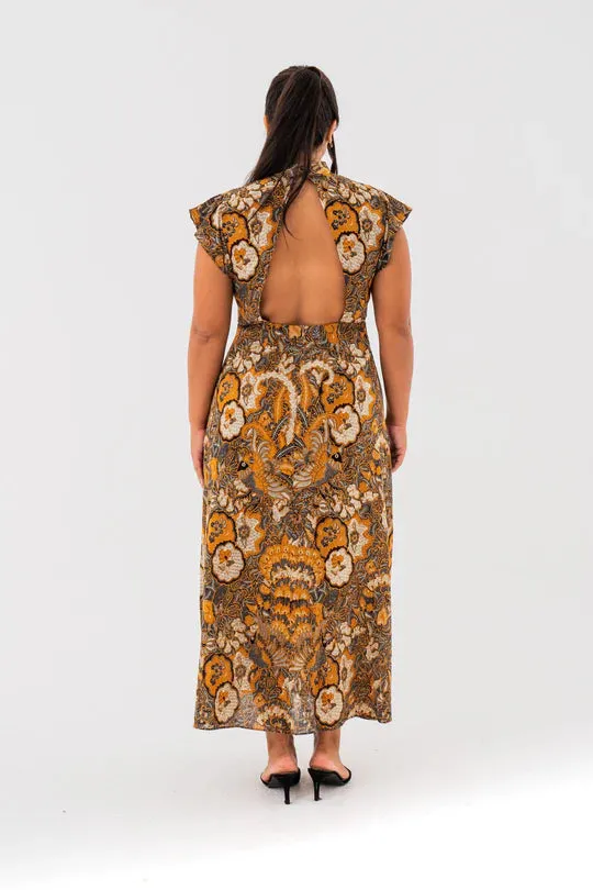 KAORI BAREBACK CHEONGSAM DRESS