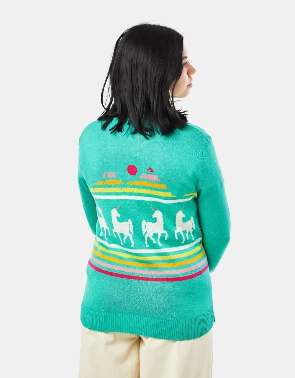 KAVU Womens Hillrose Sweater - Unicorn