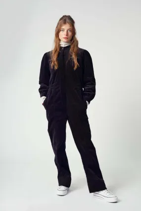 KAWA - Organic Cord Jumpsuit Black