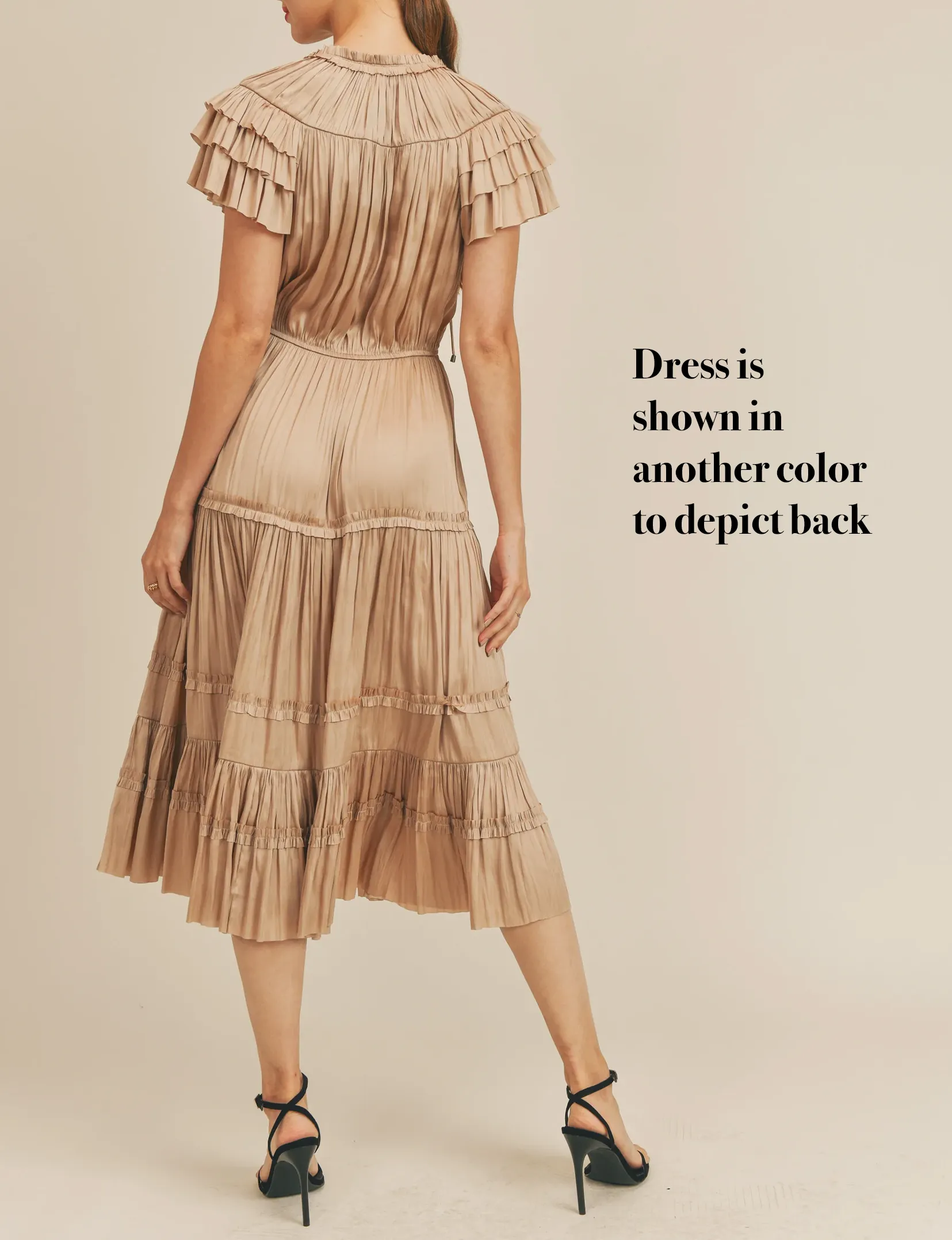 Kianna Short Sleeve Dress, Rust