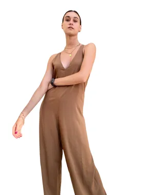 Kontatto chocolate jumpsuit