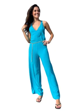Kontatto turquoise jumpsuit
