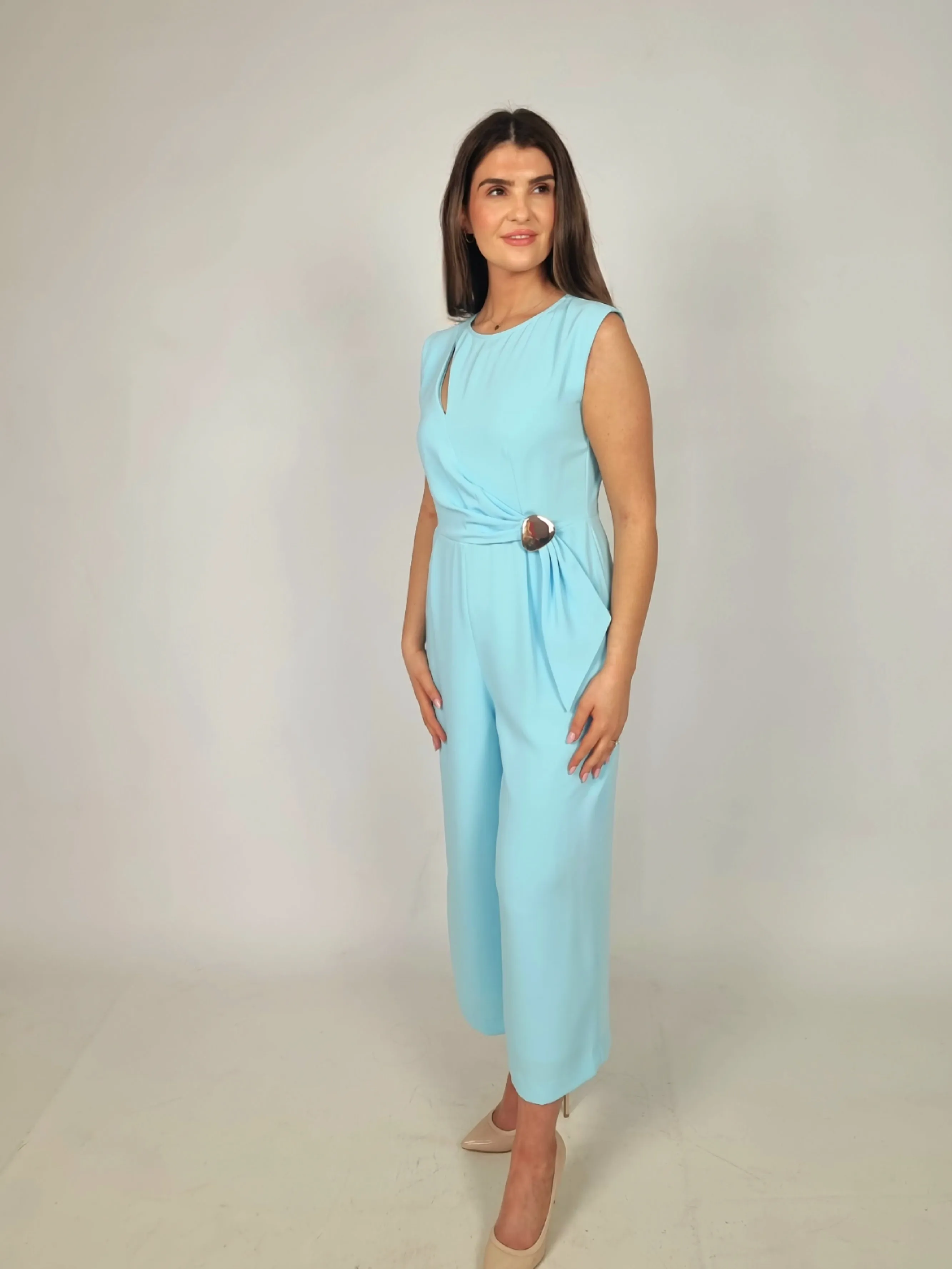 Laura Bernal Pedido Cyan Jumpsuit