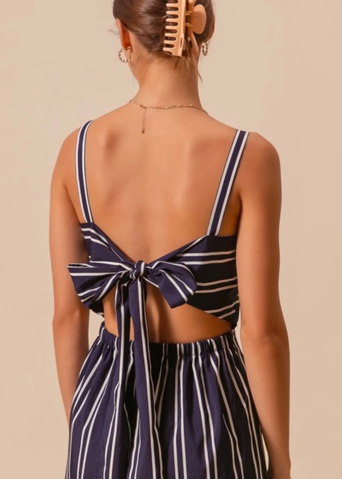Layla Stripe Jumpsuit