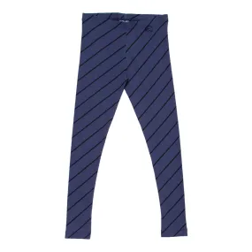 Legging Luna Night Blue Diagonal Stripe