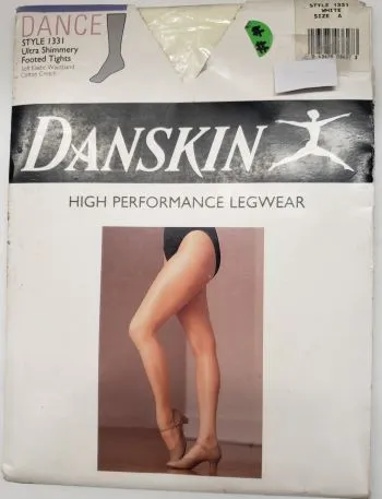 Leto -- Women's Ultra Shimmery Footed Tight