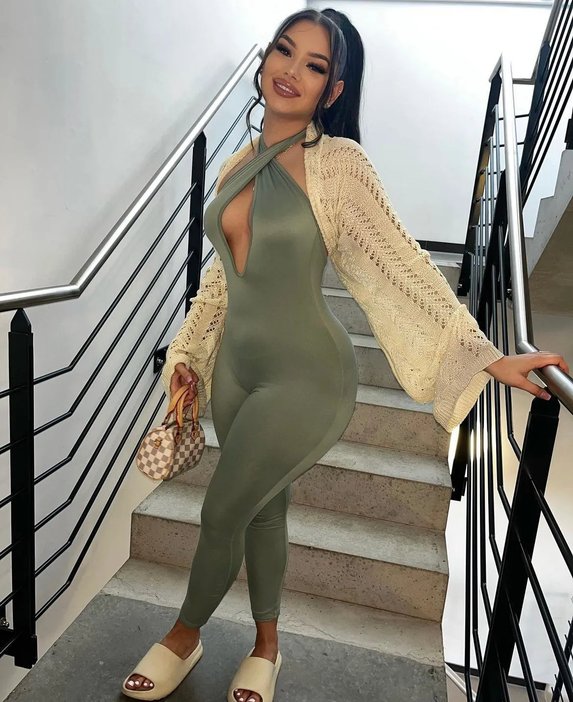 Lexy Jumpsuit (Olive)