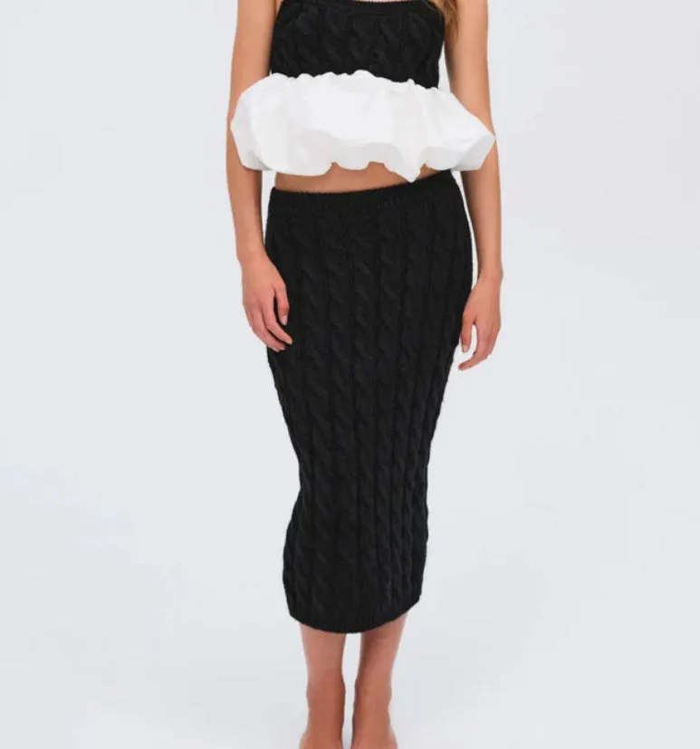 Lise Knit Midi Skirt