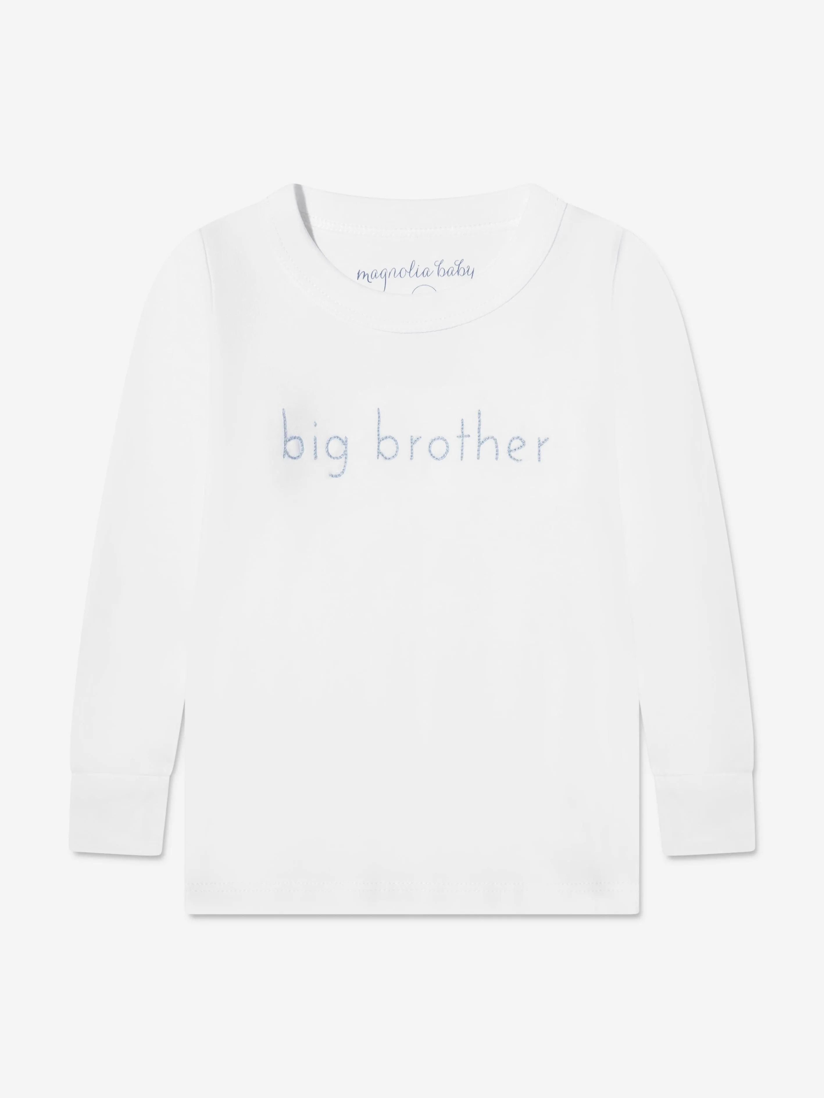 Magnolia Baby Baby Boys Little Brother Pyjamas in Blue