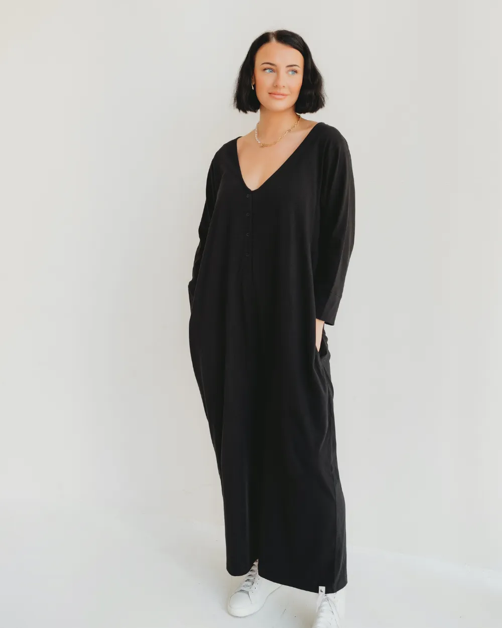 Mai Black Dungarees