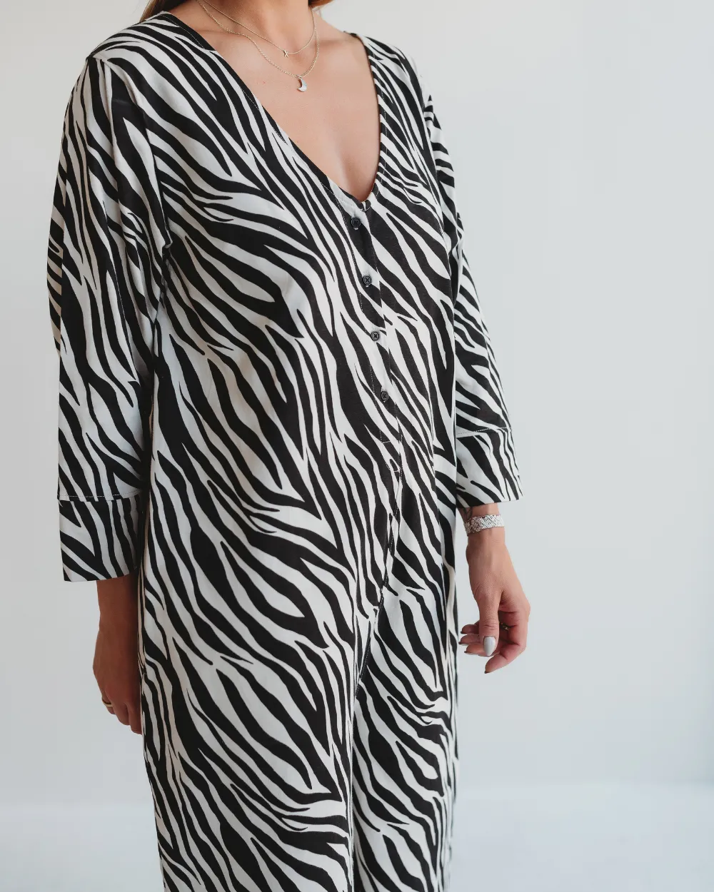 Mai Zebra Print Jumpsuit