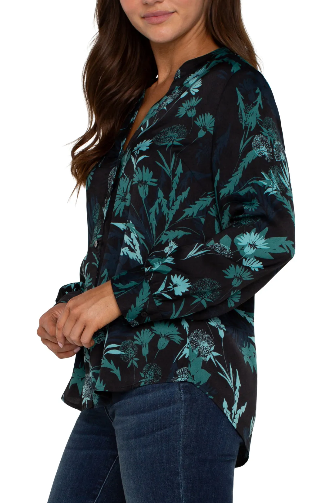 Malachite Foliage Blouse