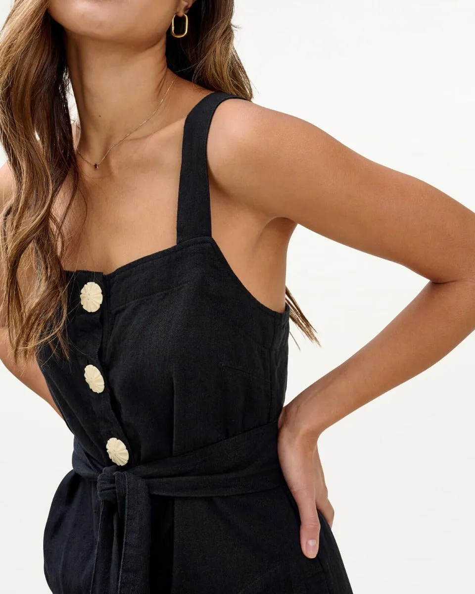 Mary Lawless Lee x Splendid Button Jumpsuit