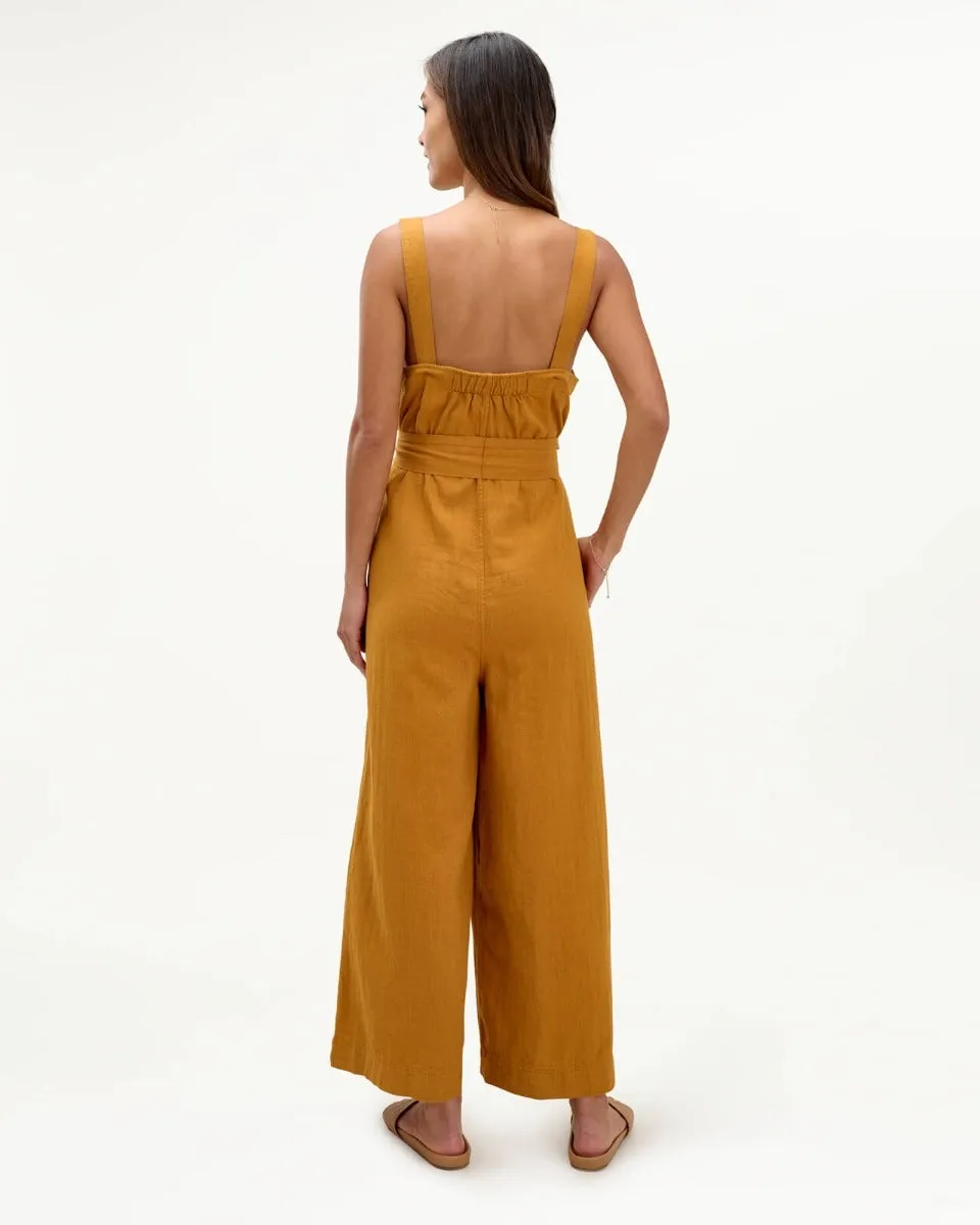 Mary Lawless Lee x Splendid Button Jumpsuit
