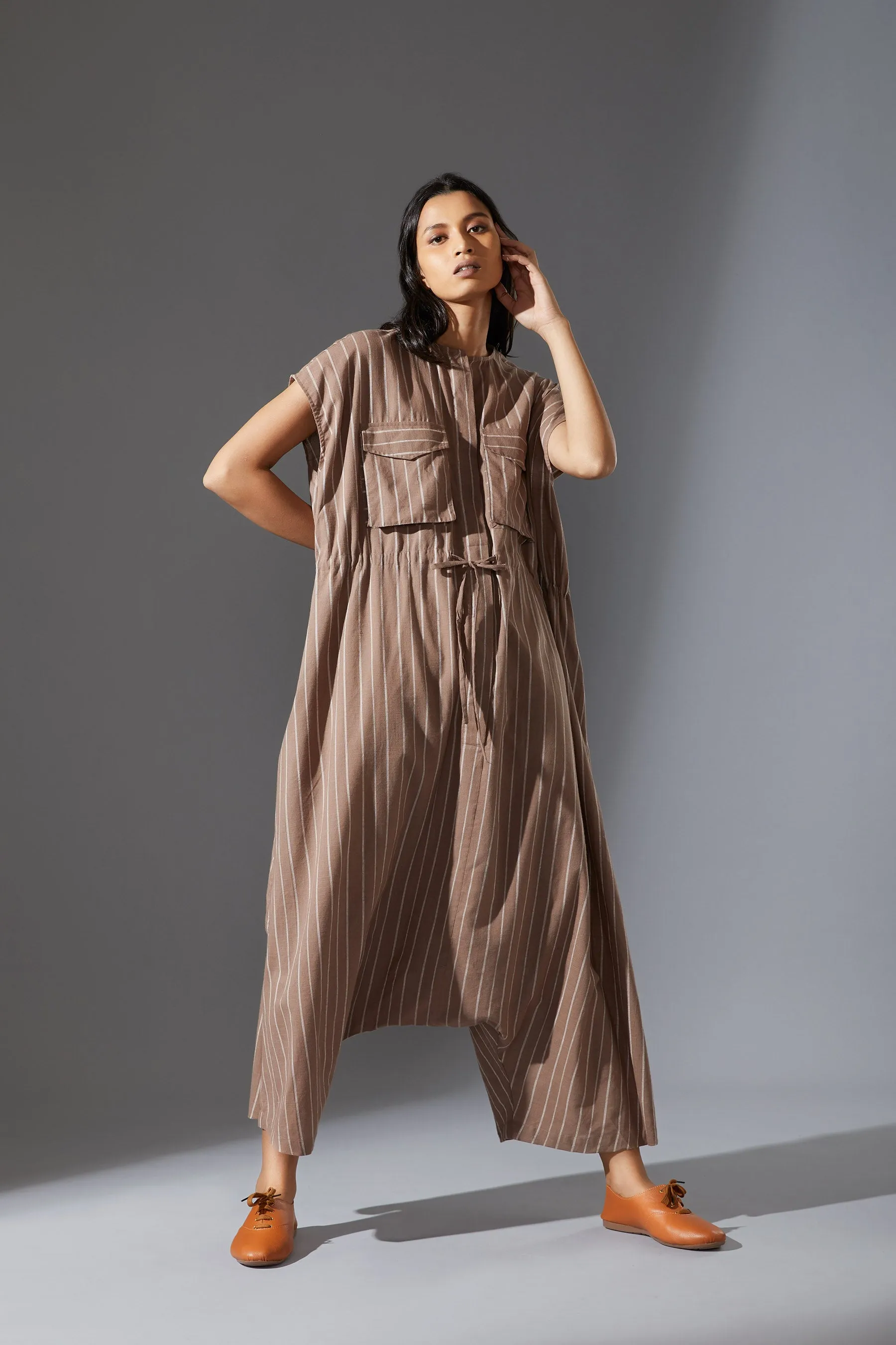 MATI SAFARI JUMPSUIT-AWBEIGE