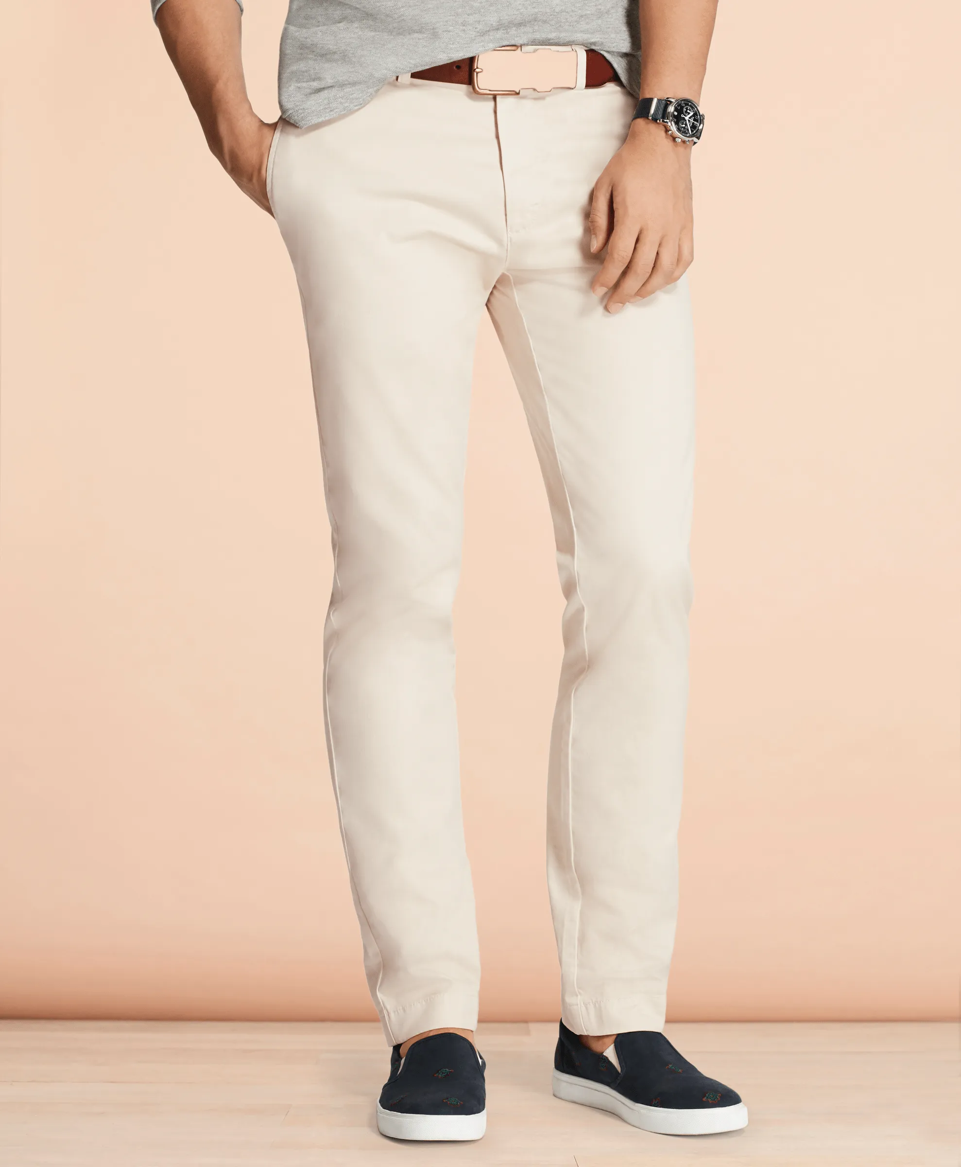MENS CASUAL TROUSERS CBT RF SLIM CHINO OATMEAL - 000100062869 012 38 34