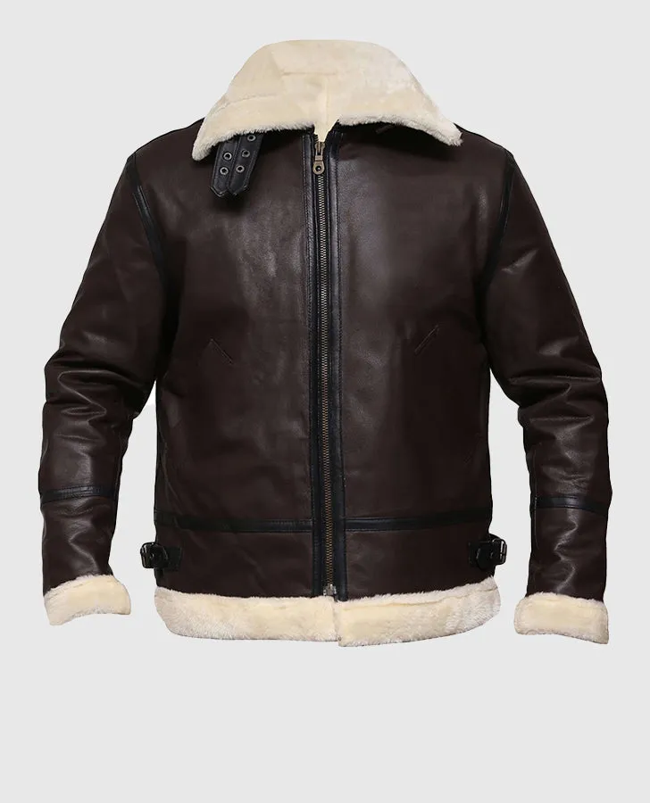 Men's G1 Aviator Brown Bomber Jacket