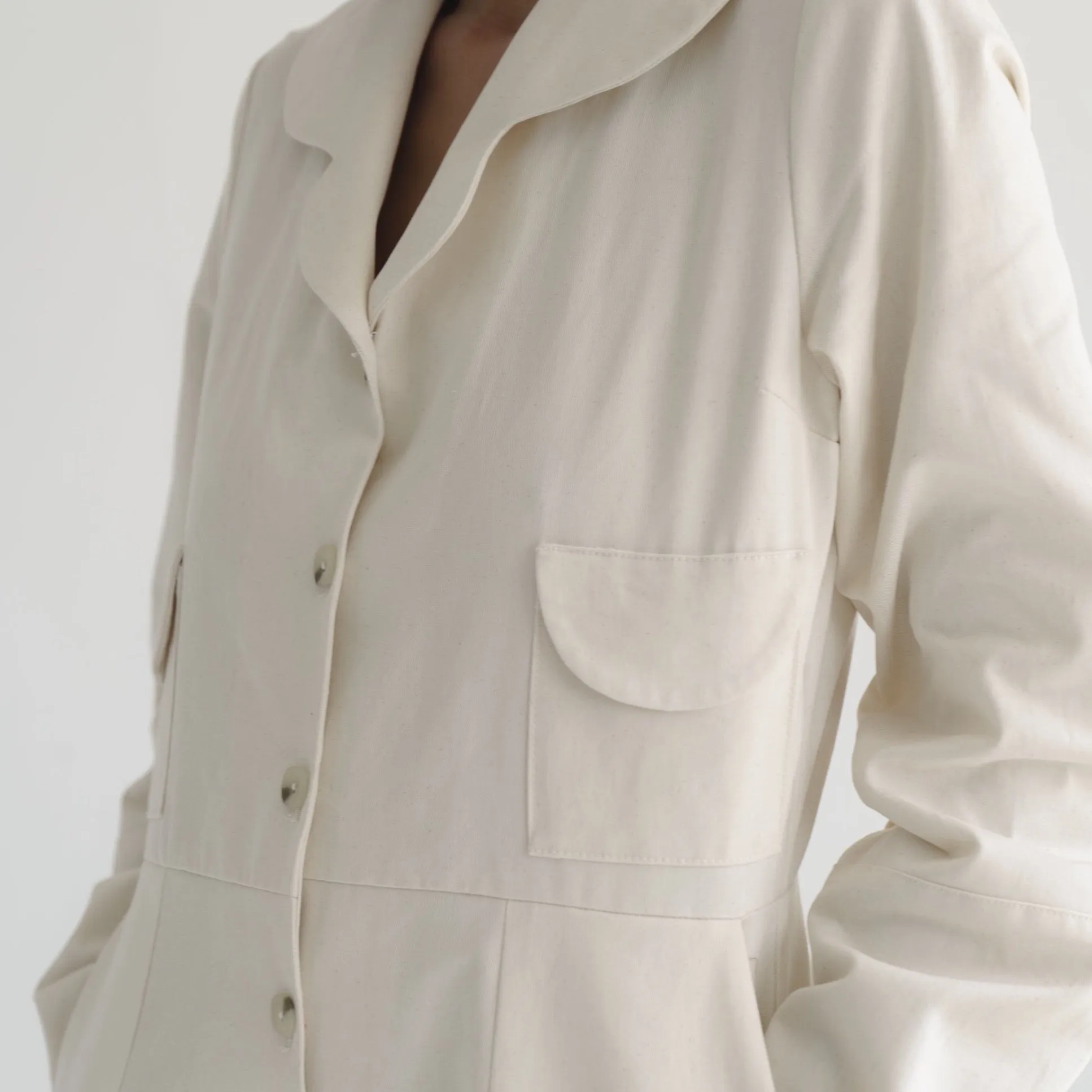 Mente Jumpsuit By Selva Negra in Natural Twill