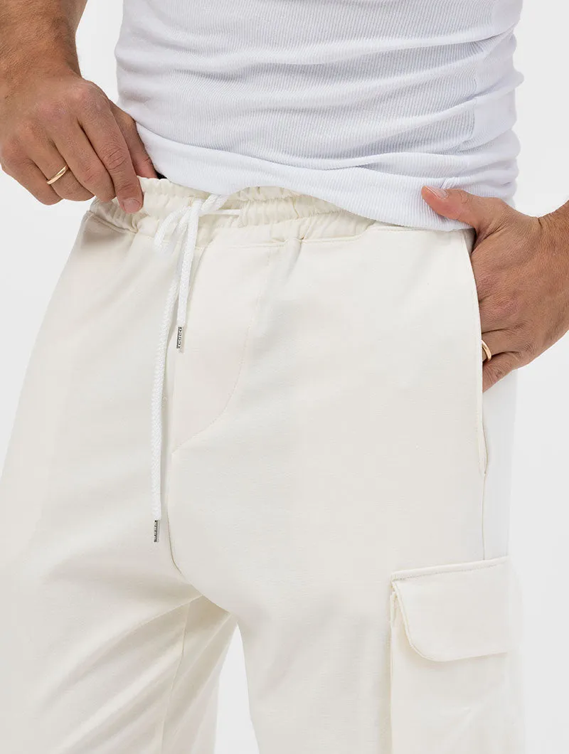 MILANO CARGO PANTS IN CREAM