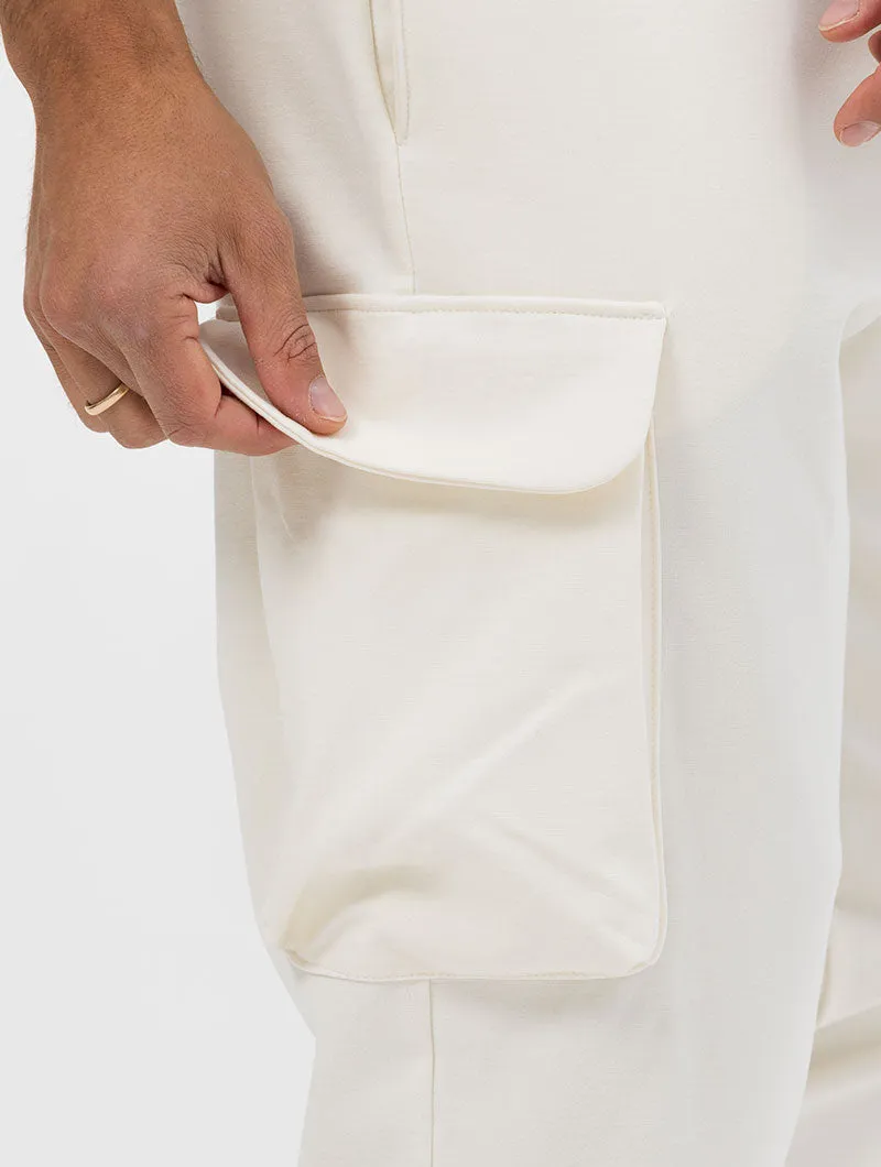 MILANO CARGO PANTS IN CREAM