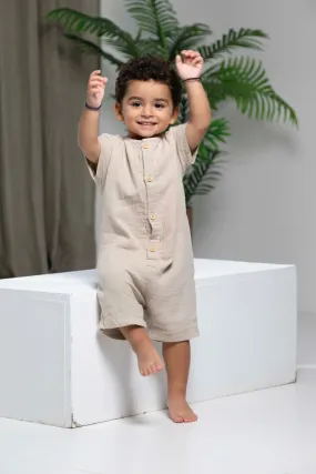 Milk Beige Baby Onesie