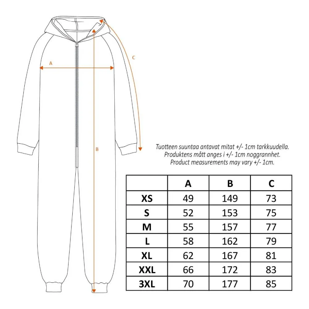 Moomin Glimmer Overall Darkblue Adults - Martinex