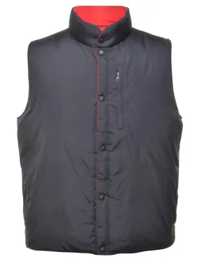 Navy Classic Puffer Vest - L