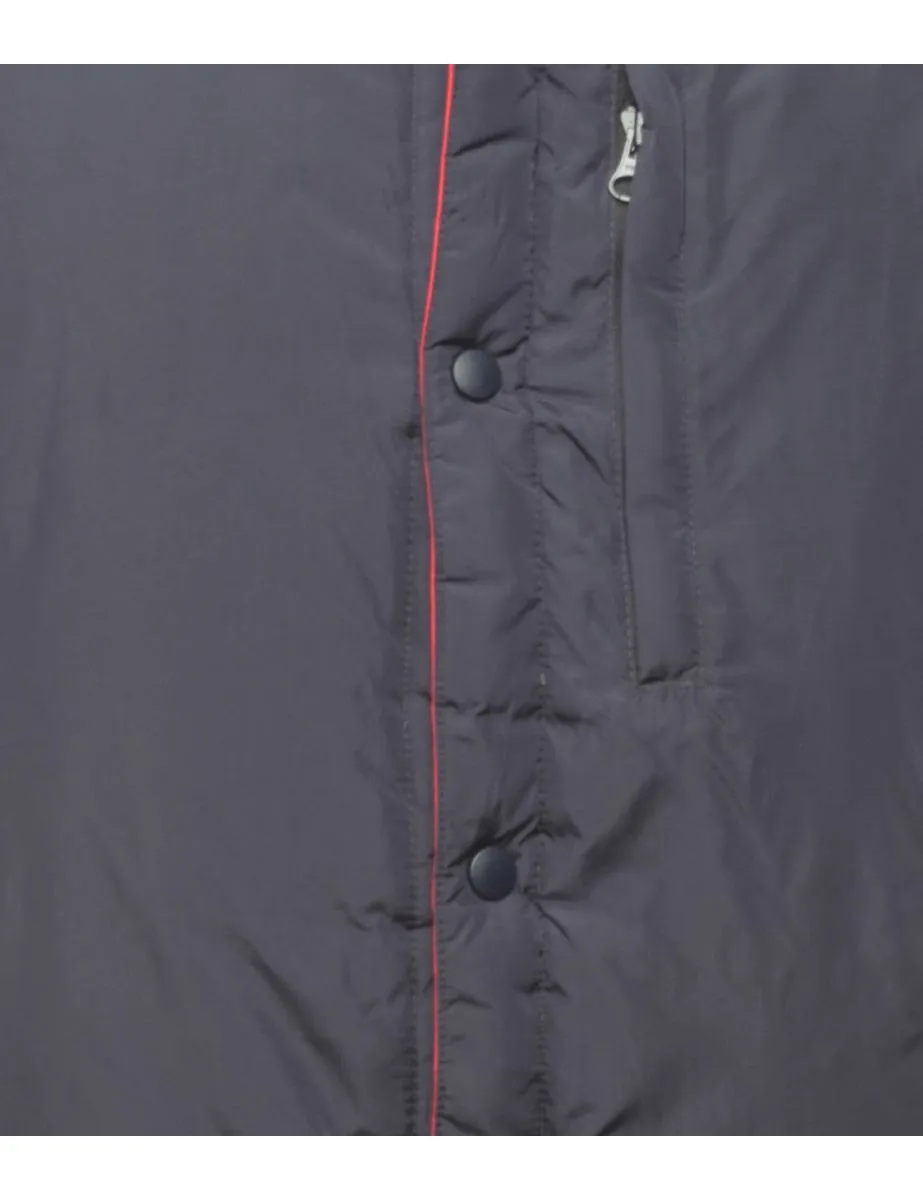 Navy Classic Puffer Vest - L