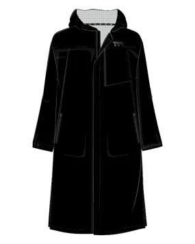 New! TYR Tech YOUTH Parka in Black with Team Logos and Personalization - CRA Swim Team