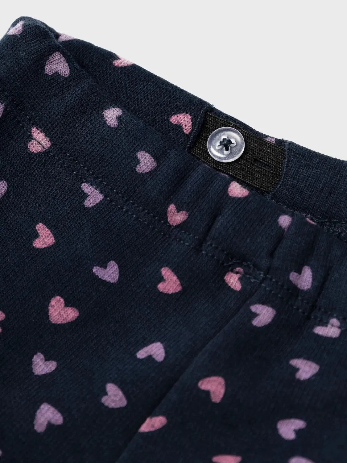 NMFDAVINA SWEAT FLEECE LEGGING BRU NOOS  Dark Sapphire HEART AOP