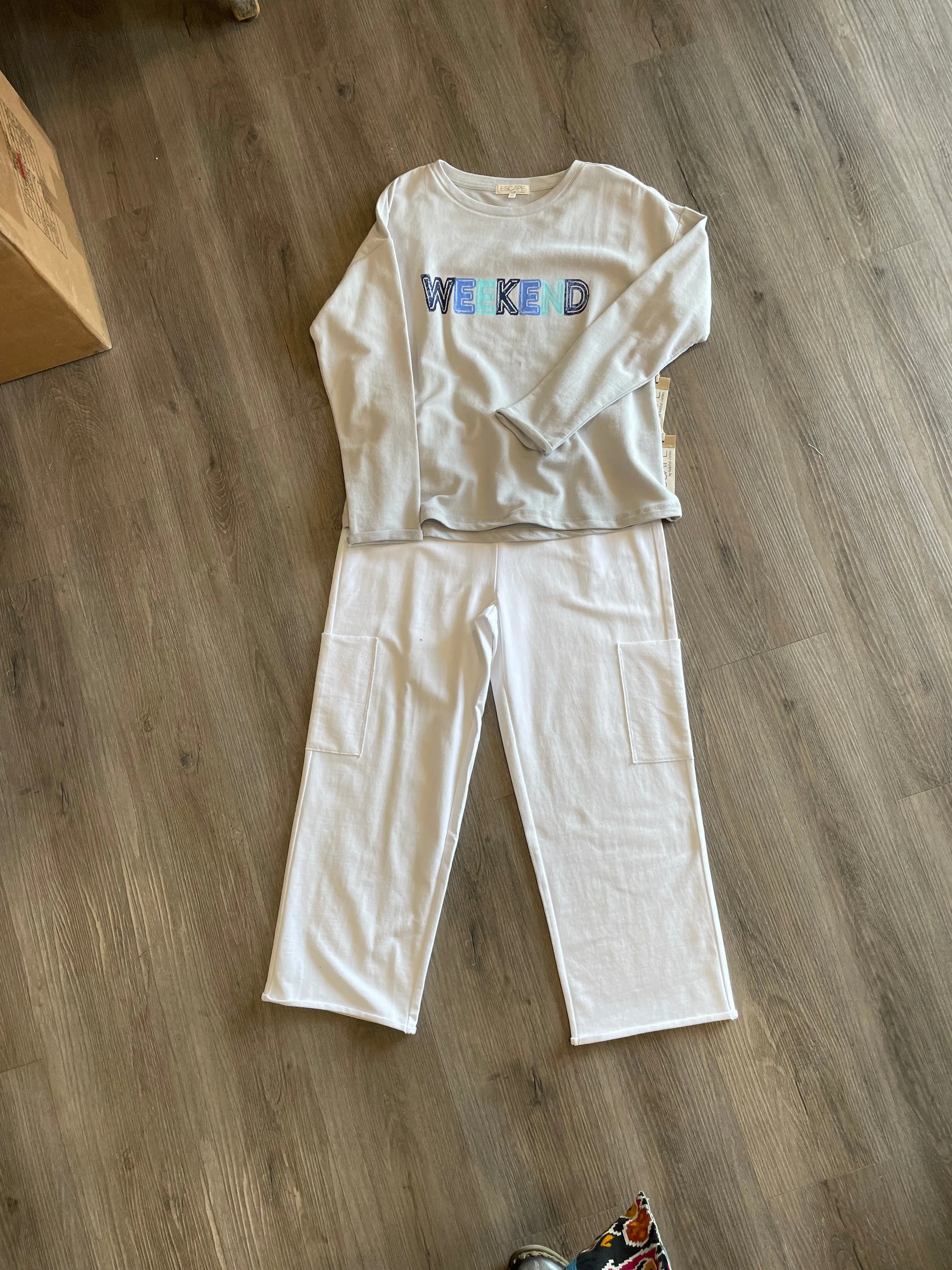 Ocean Terry Salt Water Flood Pant by Escape