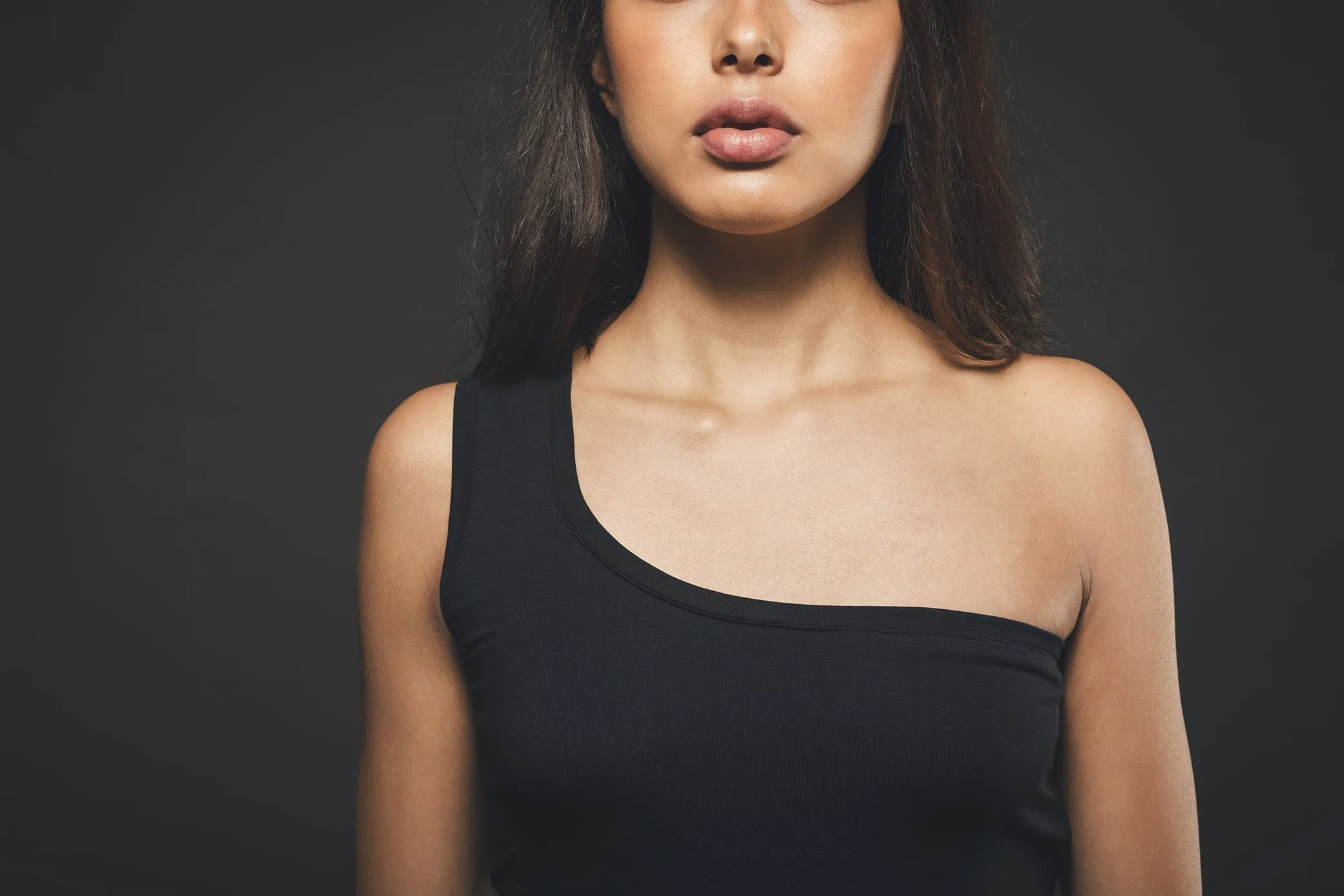 One Shoulder Jumpsuit in Black