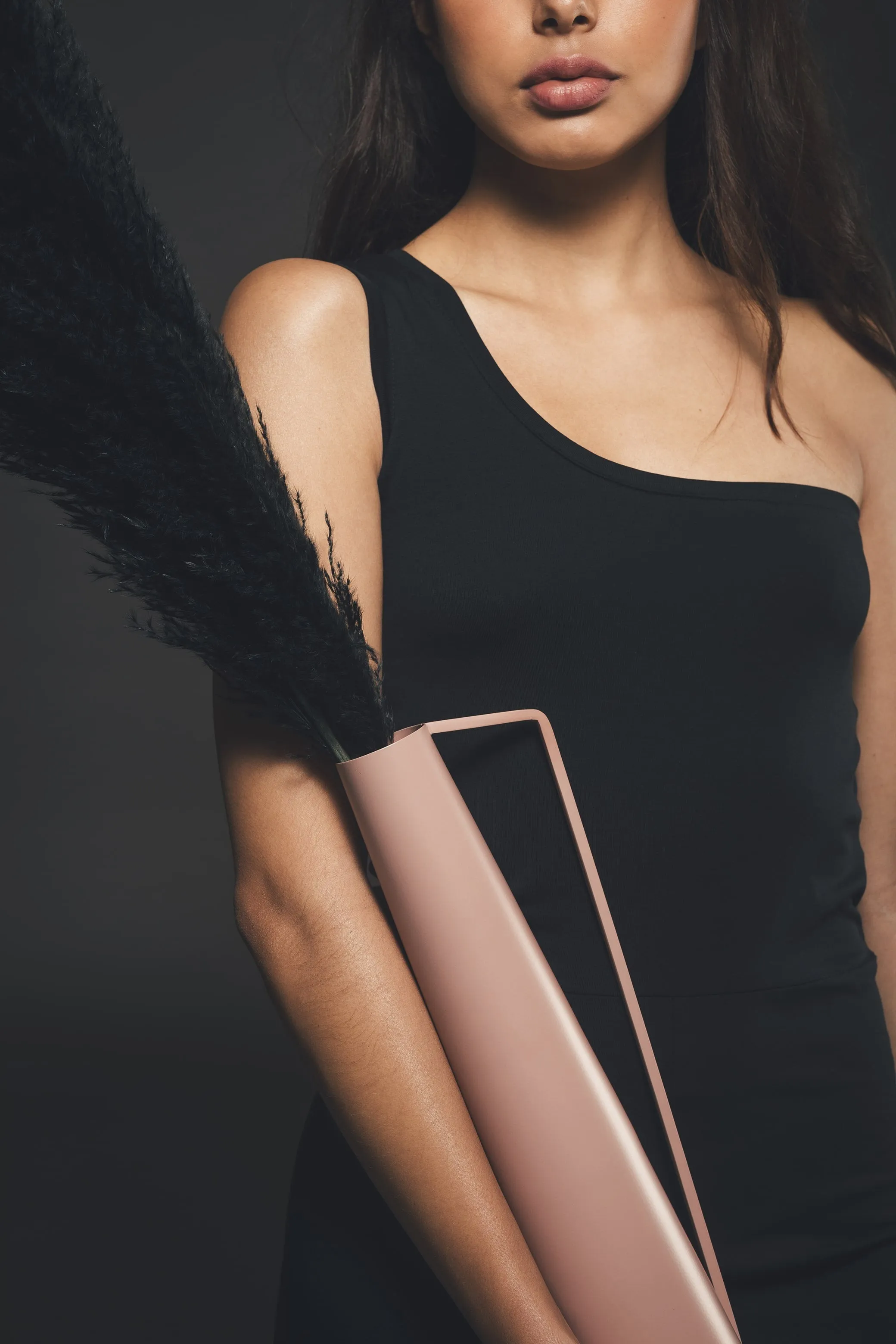 One Shoulder Jumpsuit in Black