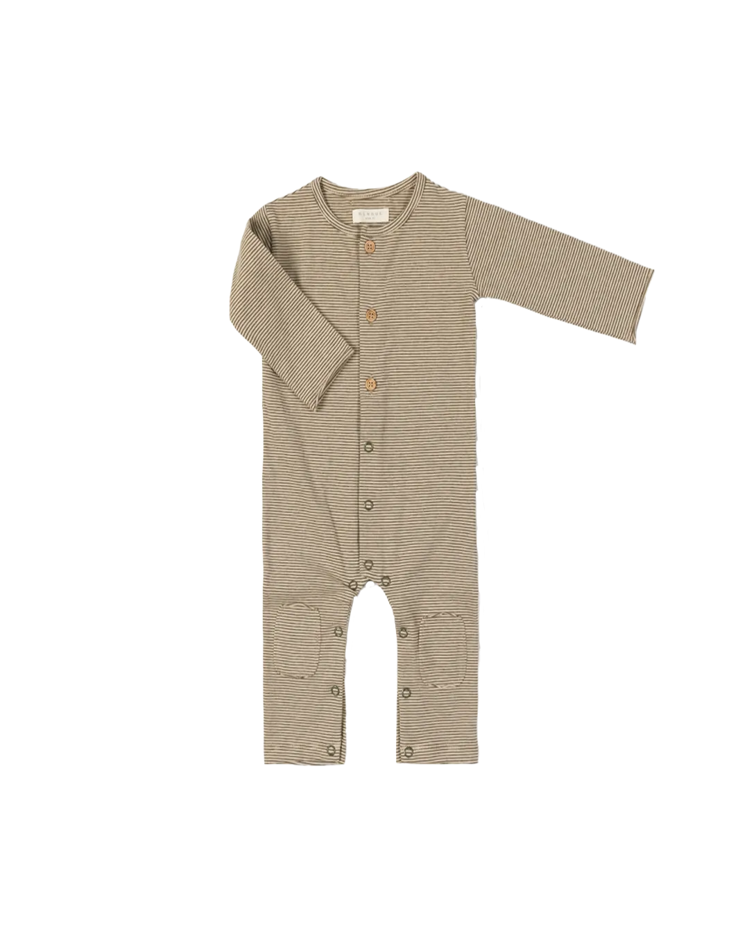 ONESIE NIXNUT KHAKI STRIPE