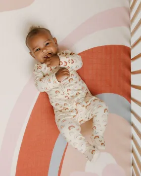 Over the Rainbow Footed Onesie