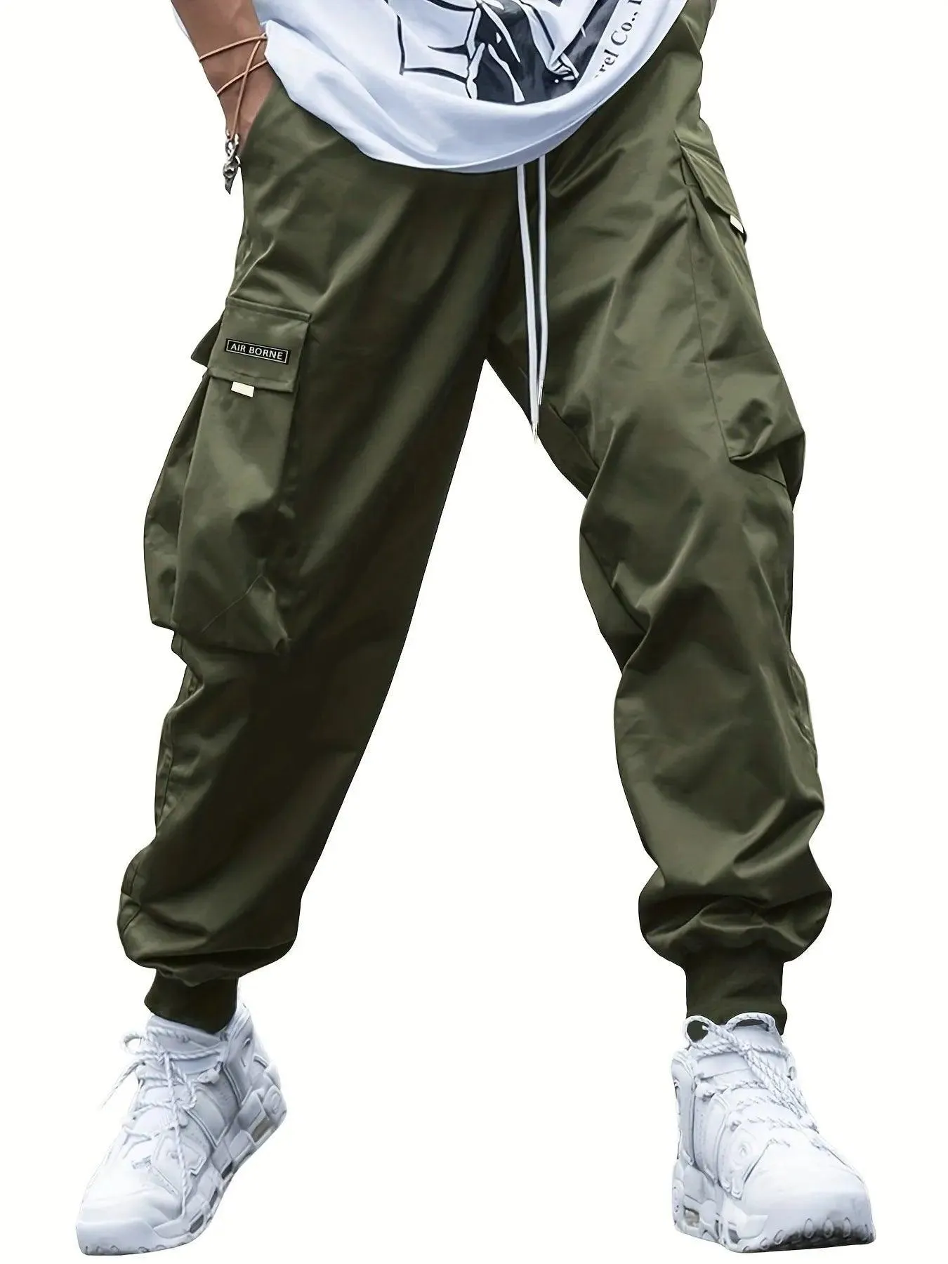 Oversized Cargo Multi-pocket Men Casual Pants