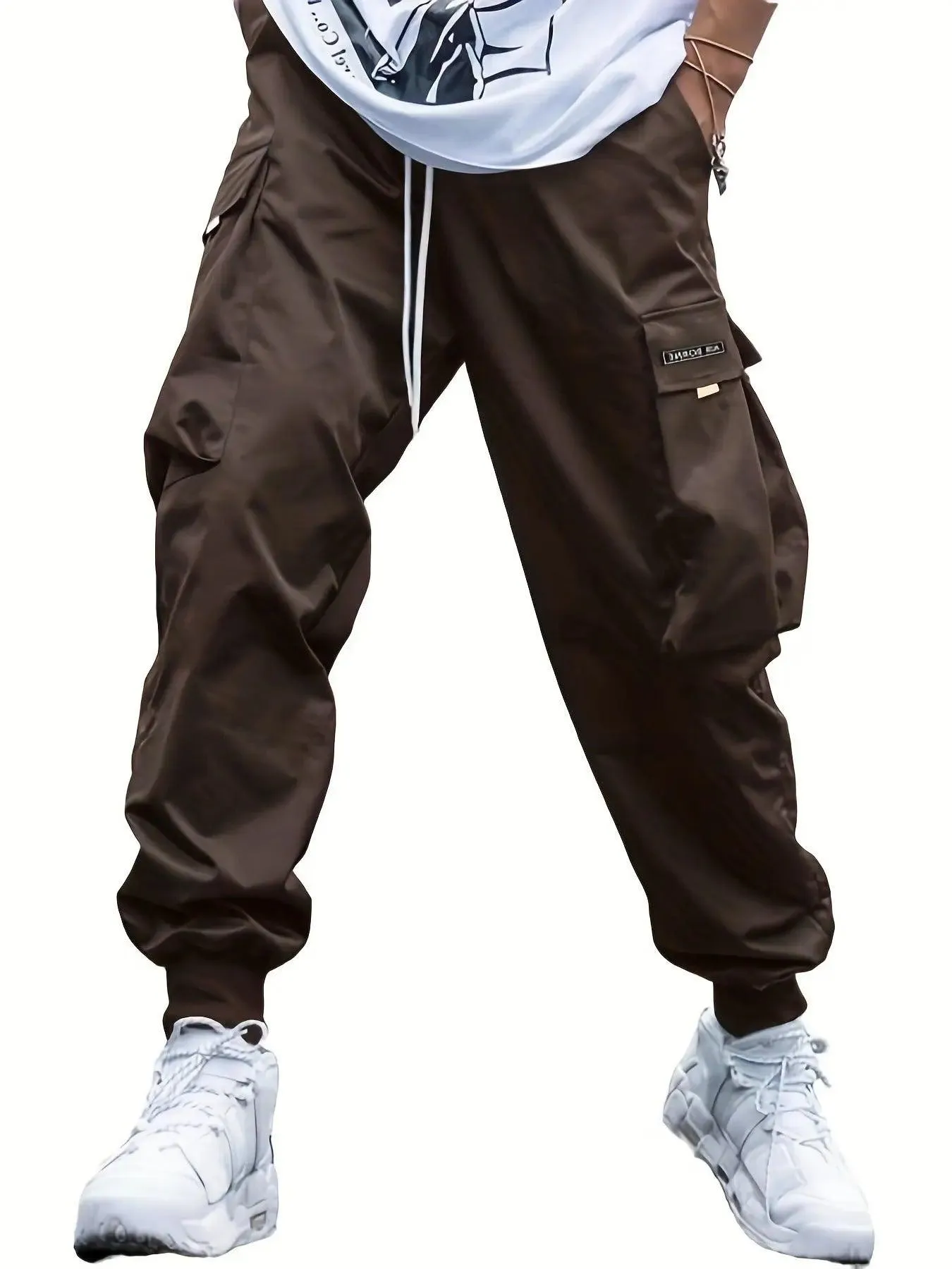 Oversized Cargo Multi-pocket Men Casual Pants