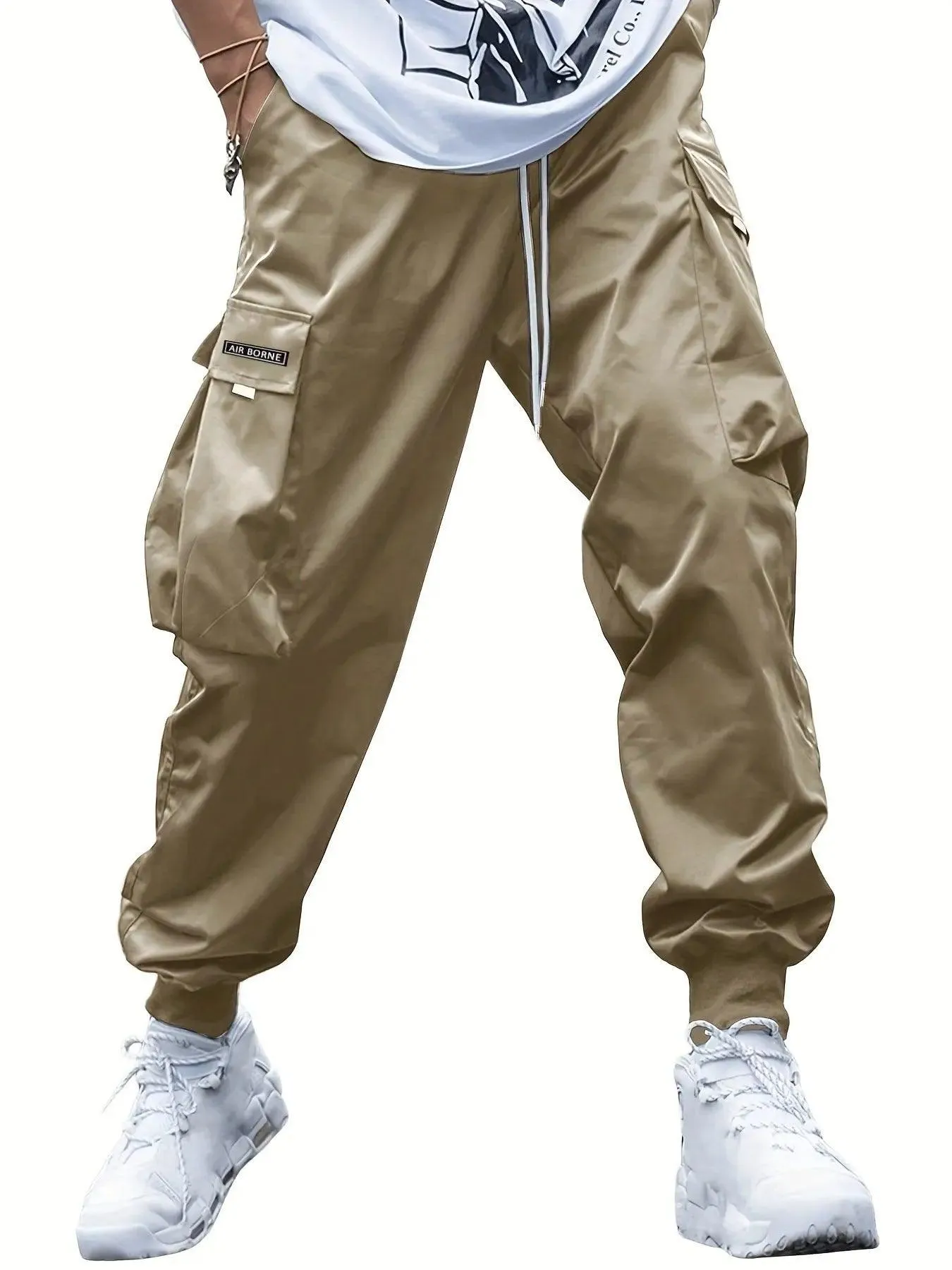 Oversized Cargo Multi-pocket Men Casual Pants