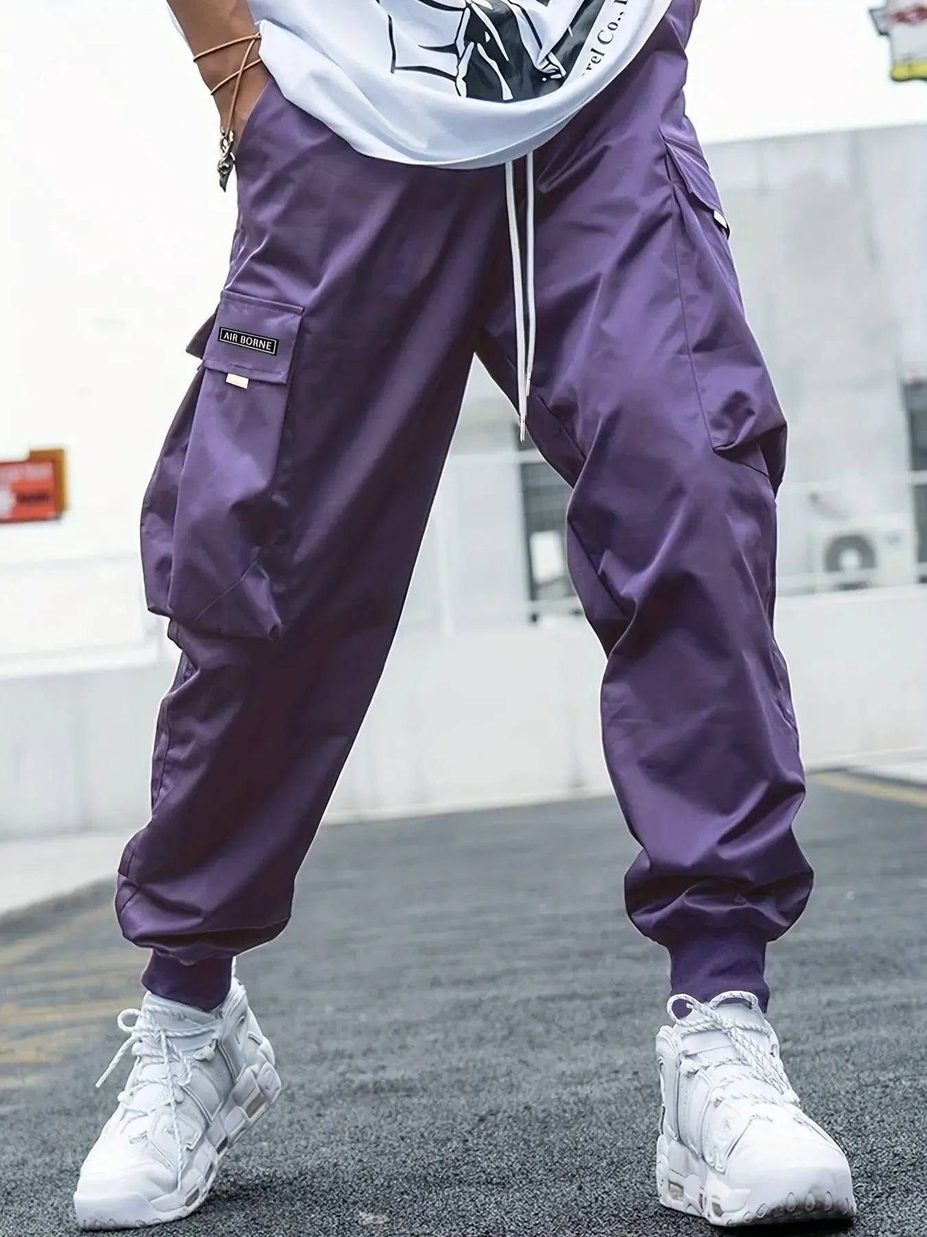 Oversized Cargo Multi-pocket Men Casual Pants