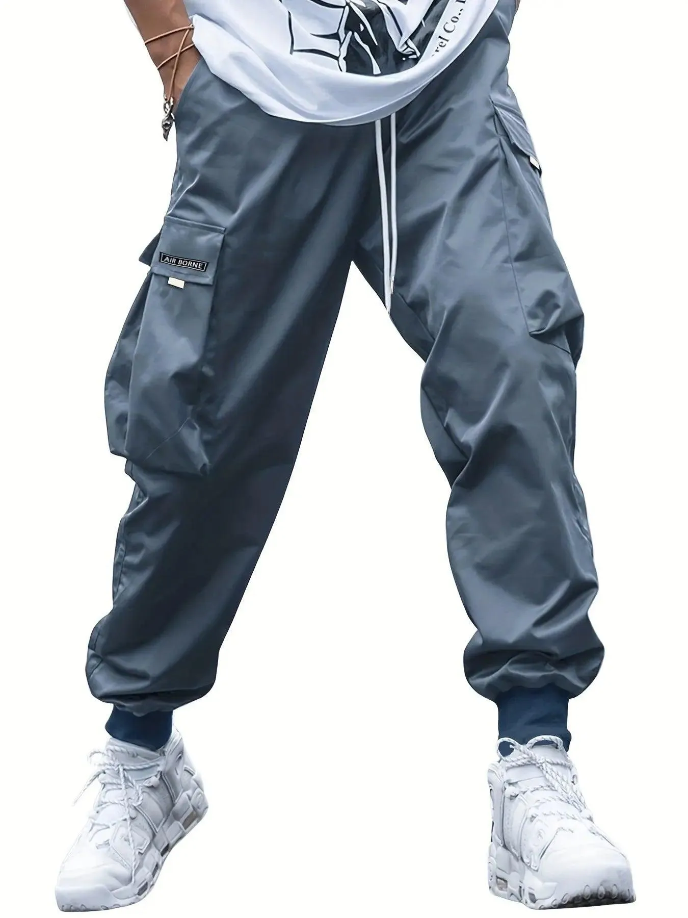 Oversized Cargo Multi-pocket Men Casual Pants
