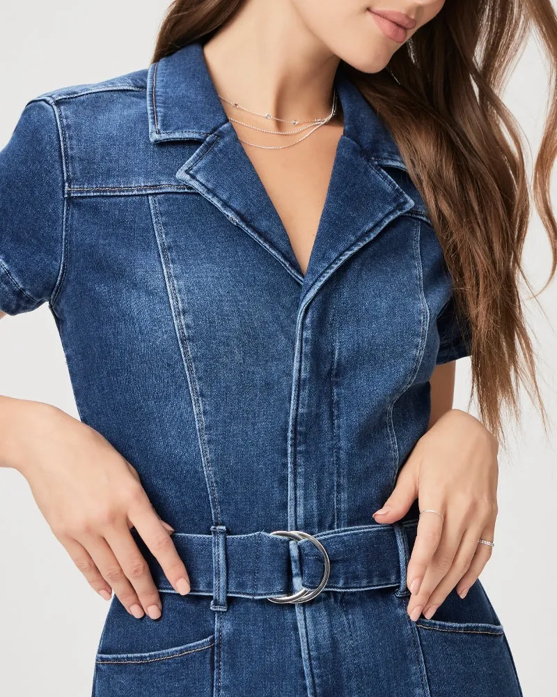 Paige Anessa Shortsleeve Jumpsuit in Tavia