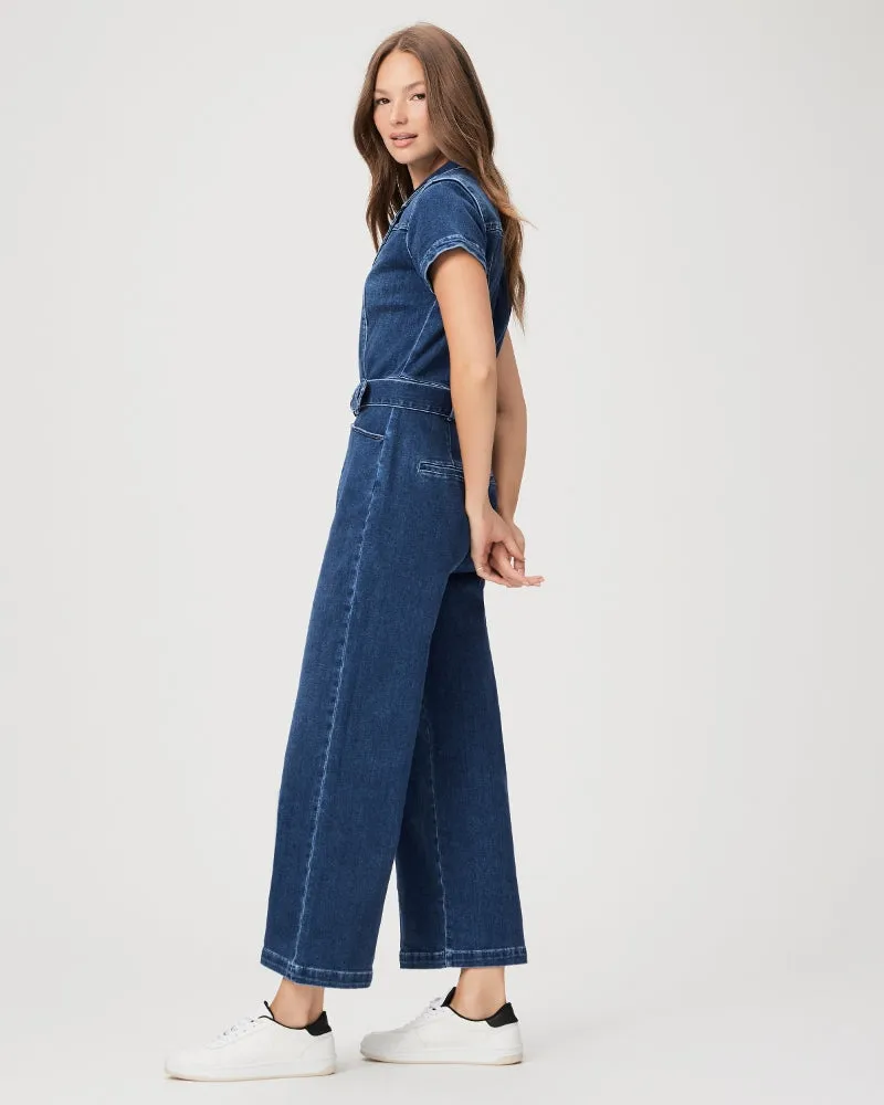 Paige Anessa Shortsleeve Jumpsuit in Tavia